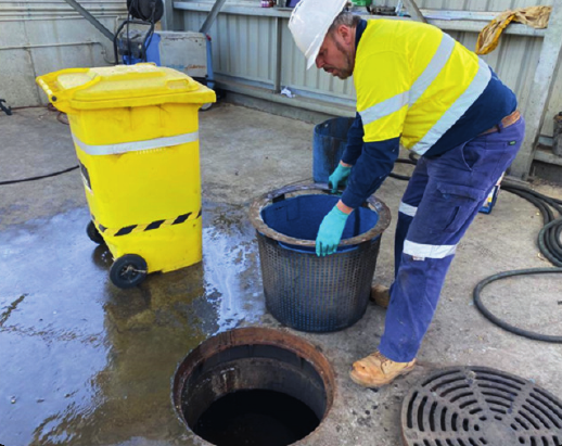 Wash Bay Device installed